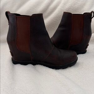 Sorel Women's Wedge Boots - Dark Brown